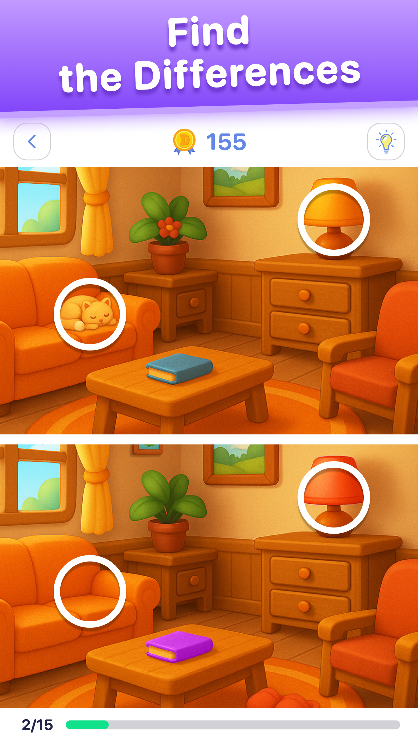اسکرین شات 1 بازی Difland・find the difference