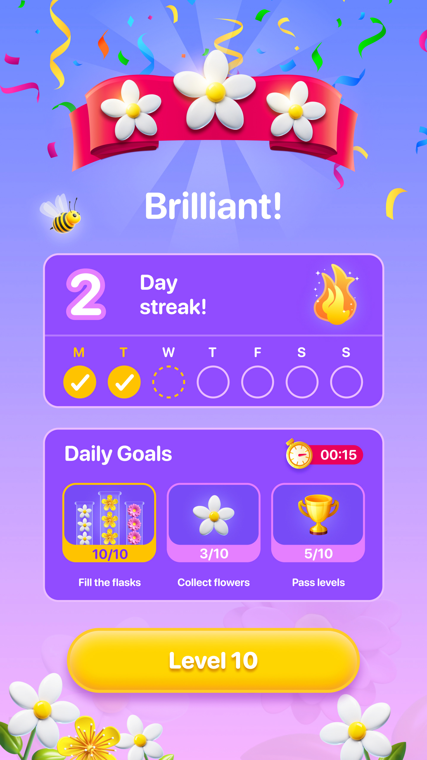 اسکرین شات 4 بازی Blossom Sorting: flower games