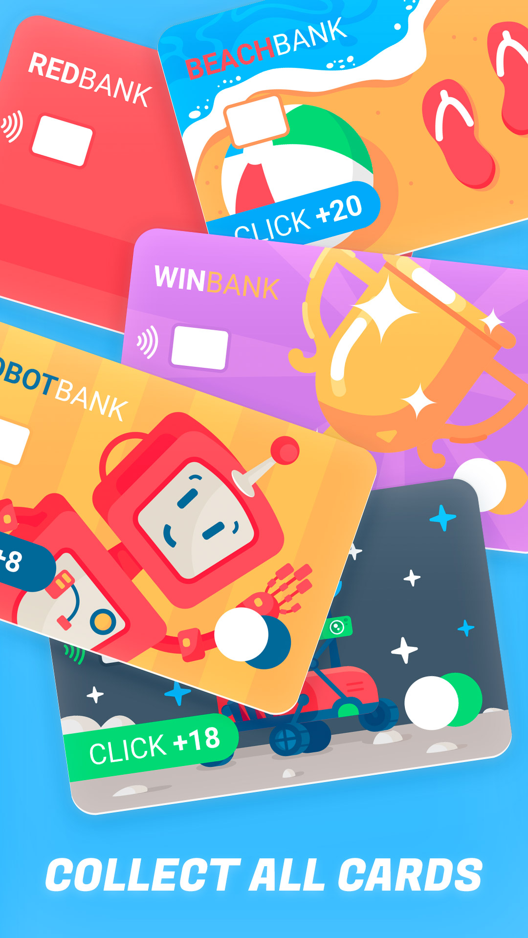 اسکرین شات 3 بازی Idle Bank Card - money clicker