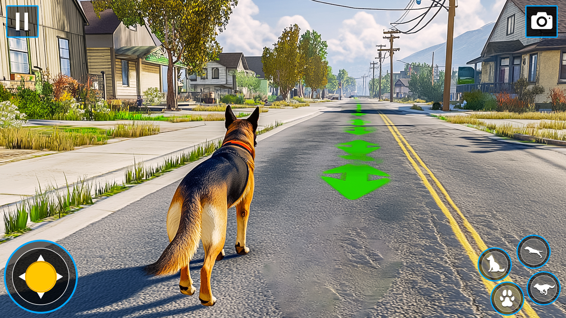 اسکرین شات 2 بازی Dog Simulator : 3D Dog Games