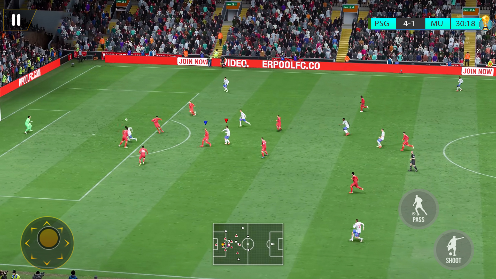 اسکرین شات 1 بازی Football 2024 Soccer Game