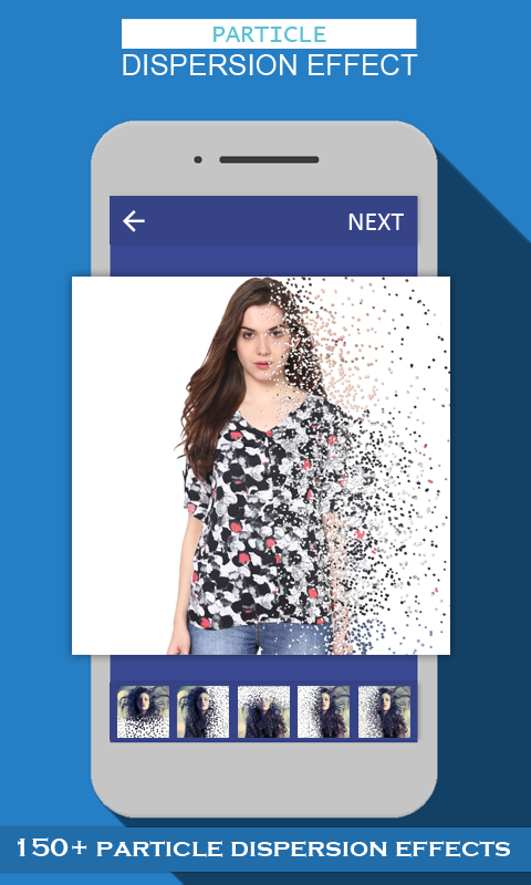 اسکرین شات 1 برنامه Particle Dispersion Effect