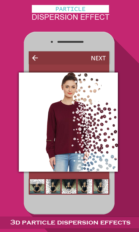 اسکرین شات 4 برنامه Particle Dispersion Effect
