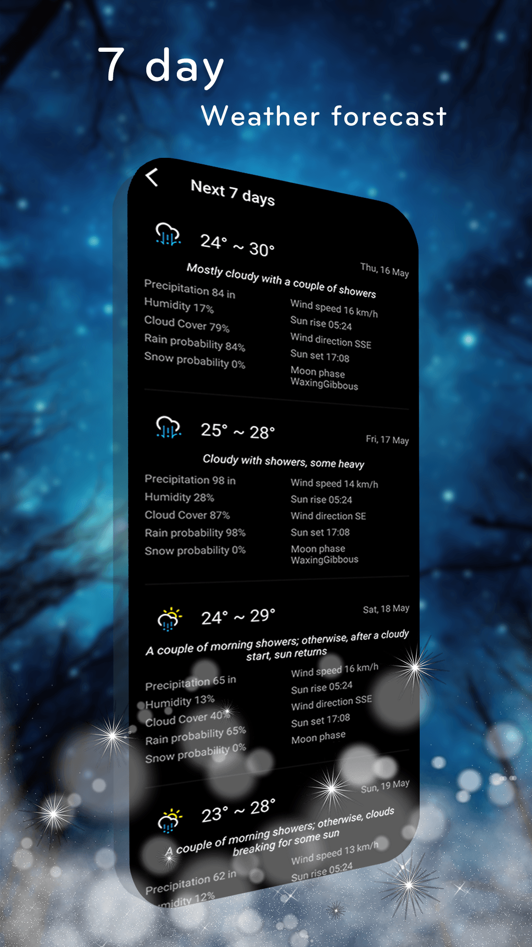 اسکرین شات 7 برنامه Weather