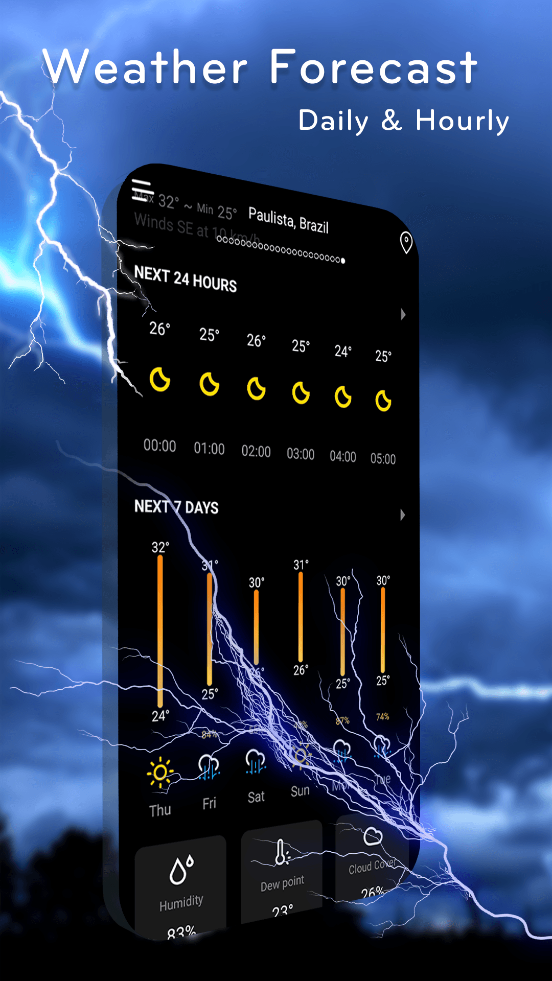 اسکرین شات 5 برنامه Weather