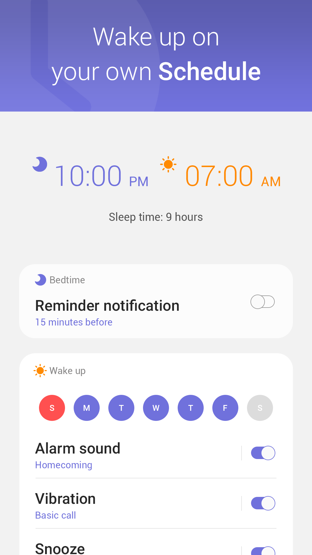 اسکرین شات 1 برنامه Alarm Clock