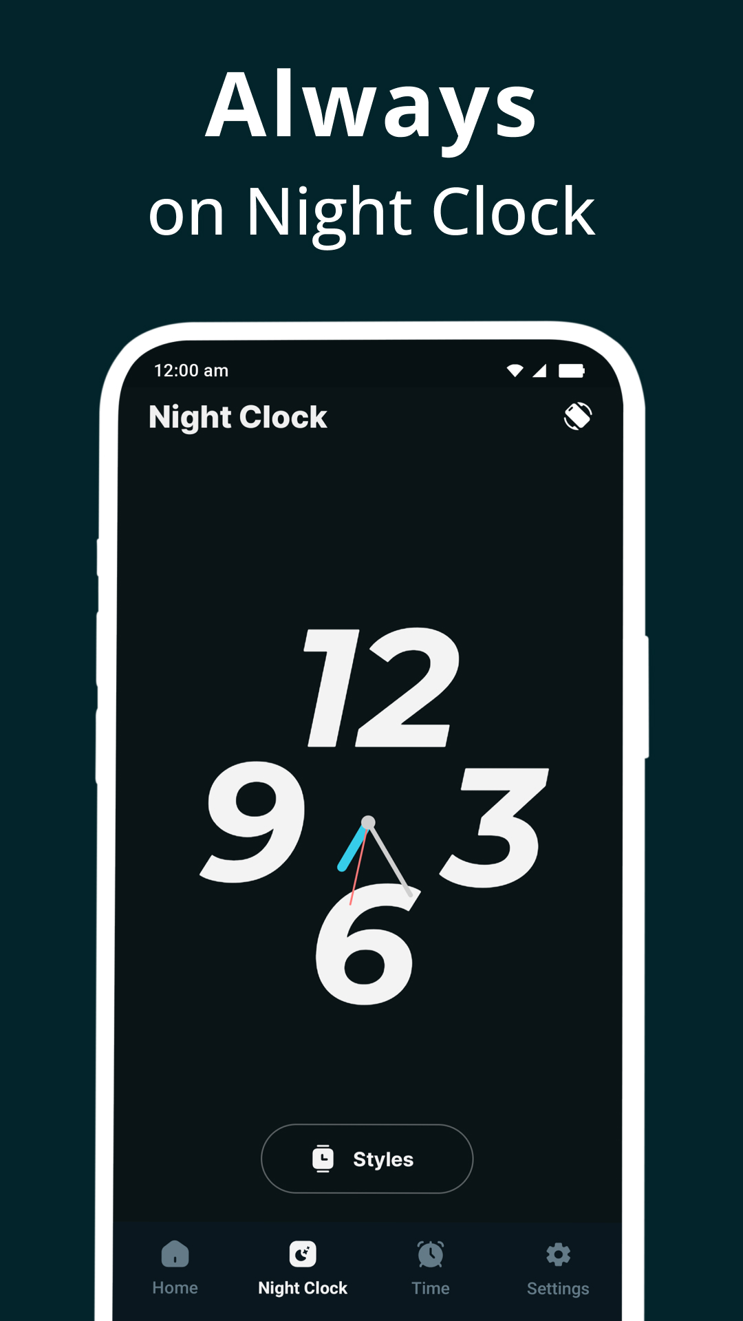 اسکرین شات 2 برنامه Digital Clock - Alarm Clock