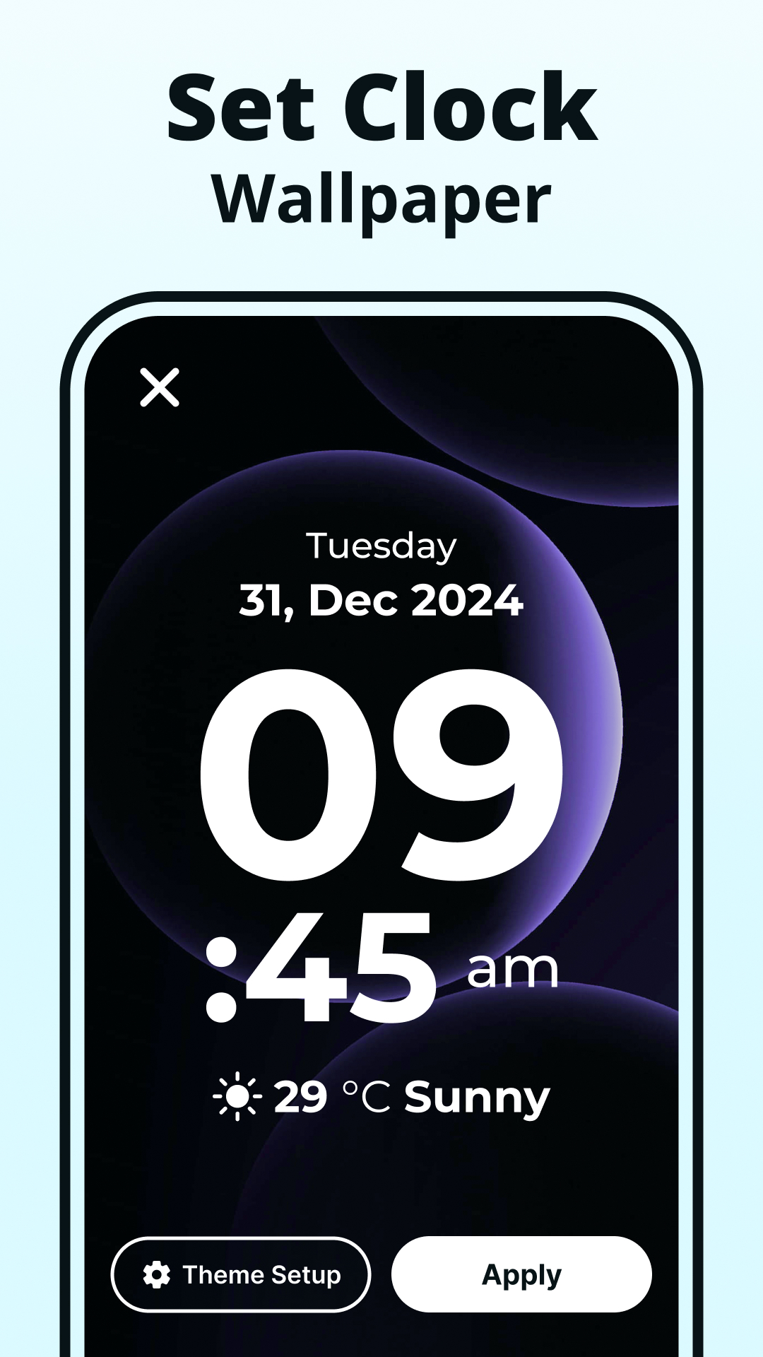 اسکرین شات 4 برنامه Digital Clock - Alarm Clock