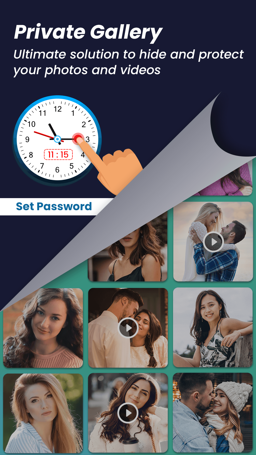 اسکرین شات 6 برنامه Vault Clock App Hider & Files