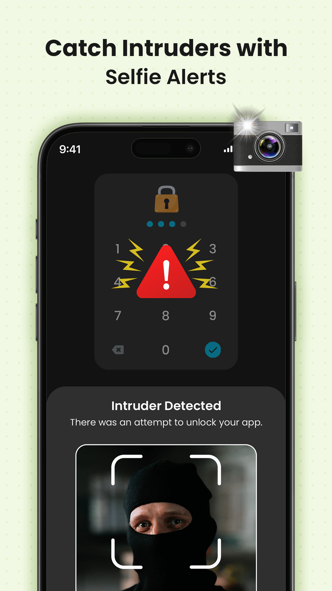 اسکرین شات 4 برنامه Clock App Hider & Lock