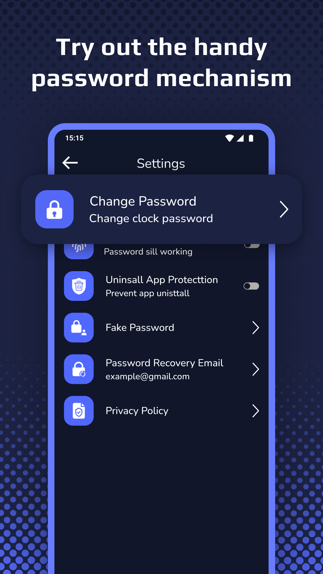 اسکرین شات 8 برنامه Clock Vault - Secret Folder