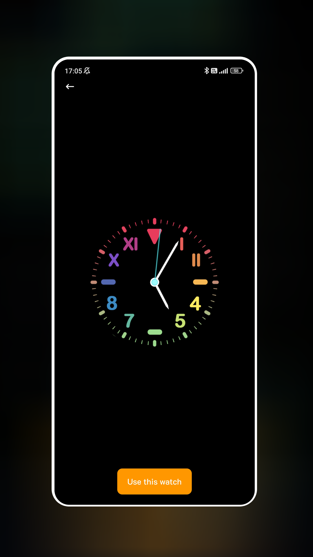 اسکرین شات 2 برنامه Neon Clock Wallpaper