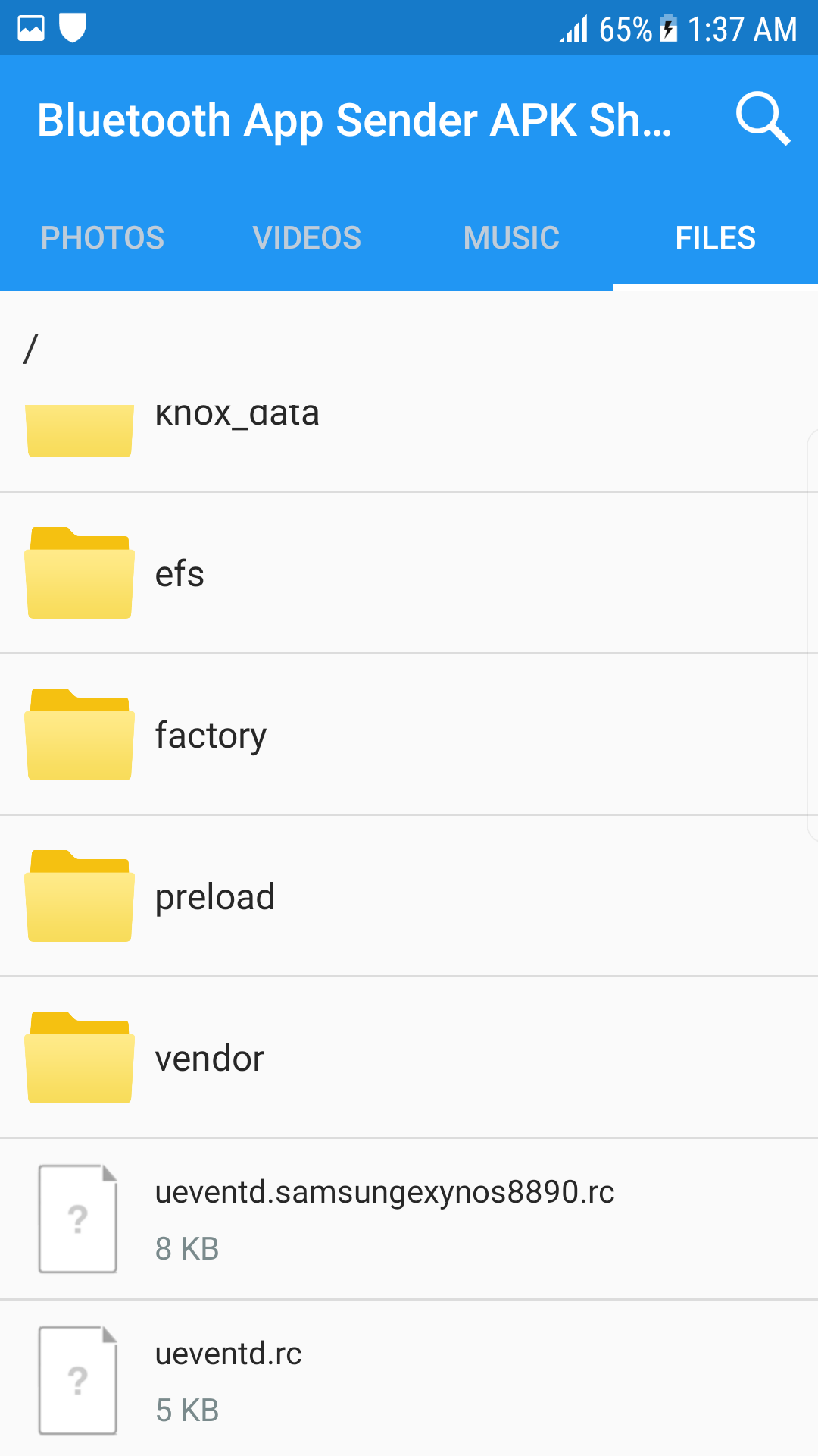 اسکرین شات 7 برنامه Bluetooth App Sender APK Share