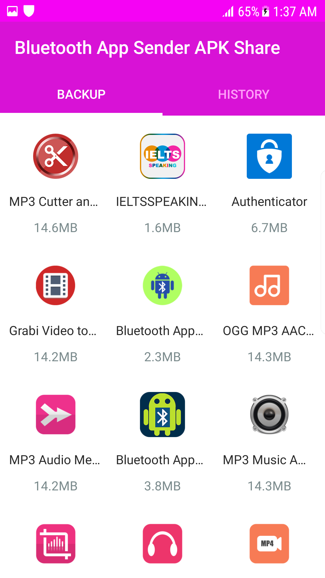 اسکرین شات 8 برنامه Bluetooth App Sender APK Share