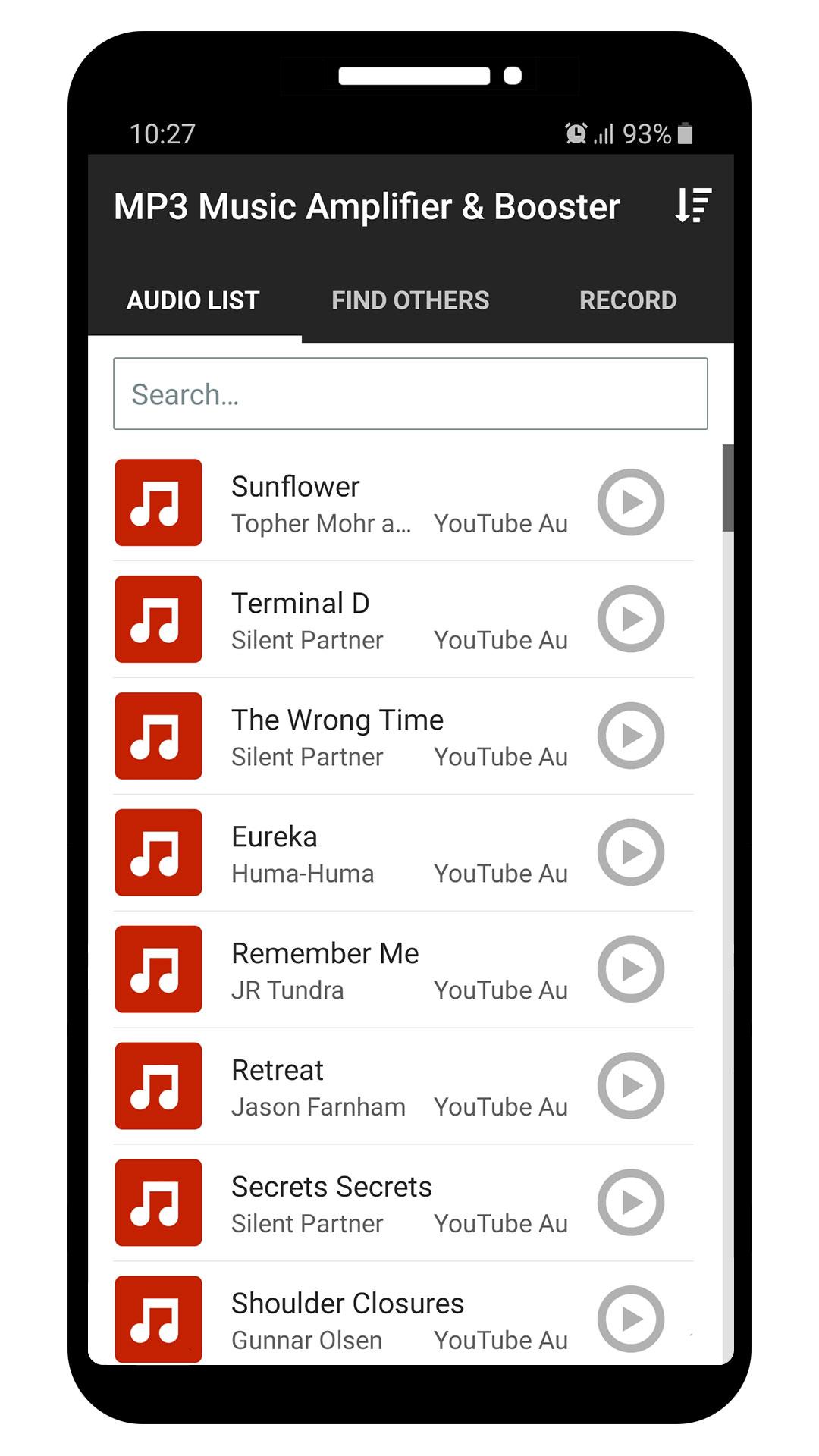 اسکرین شات 2 برنامه MP3 Music Amplifier & Booster