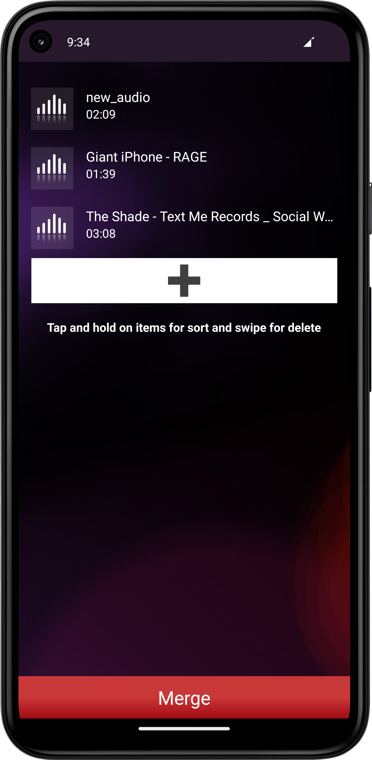 اسکرین شات 4 برنامه MP3 Cutter and Audio Merger