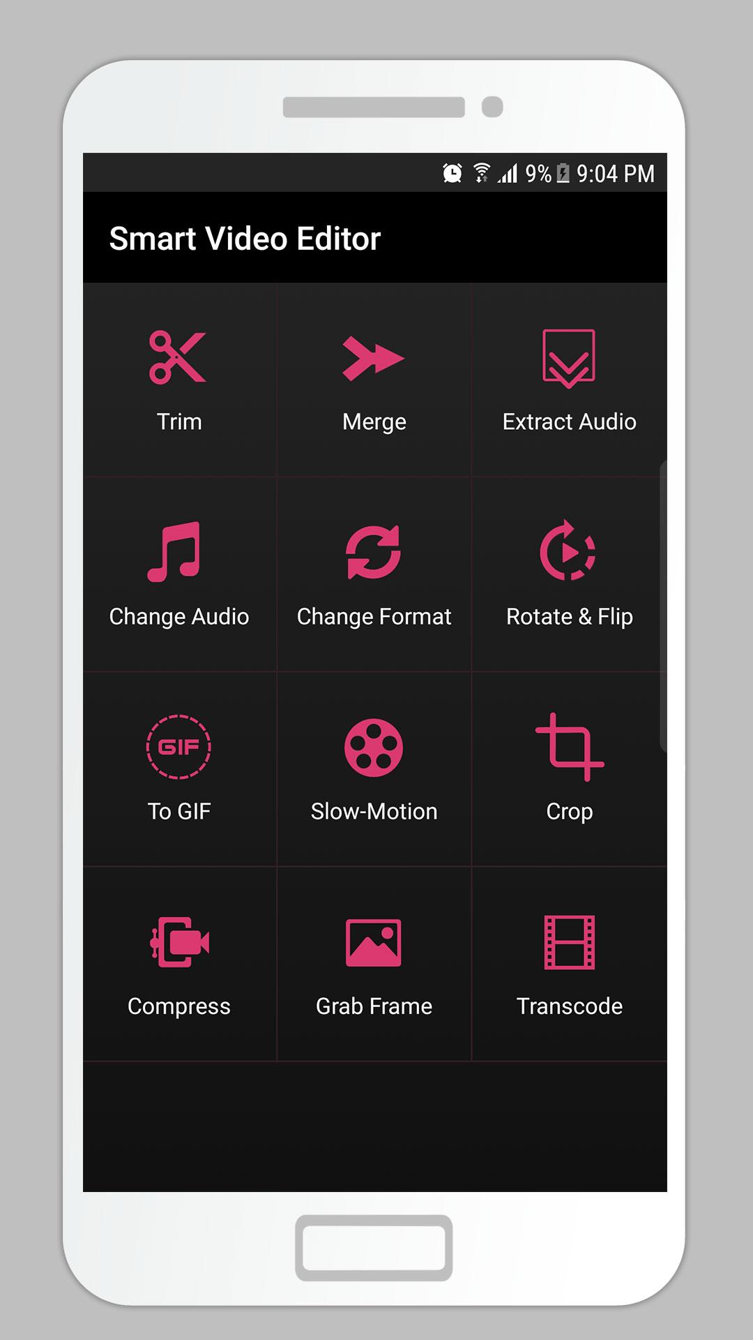 اسکرین شات 1 برنامه Smart Video Editor Trim Merge