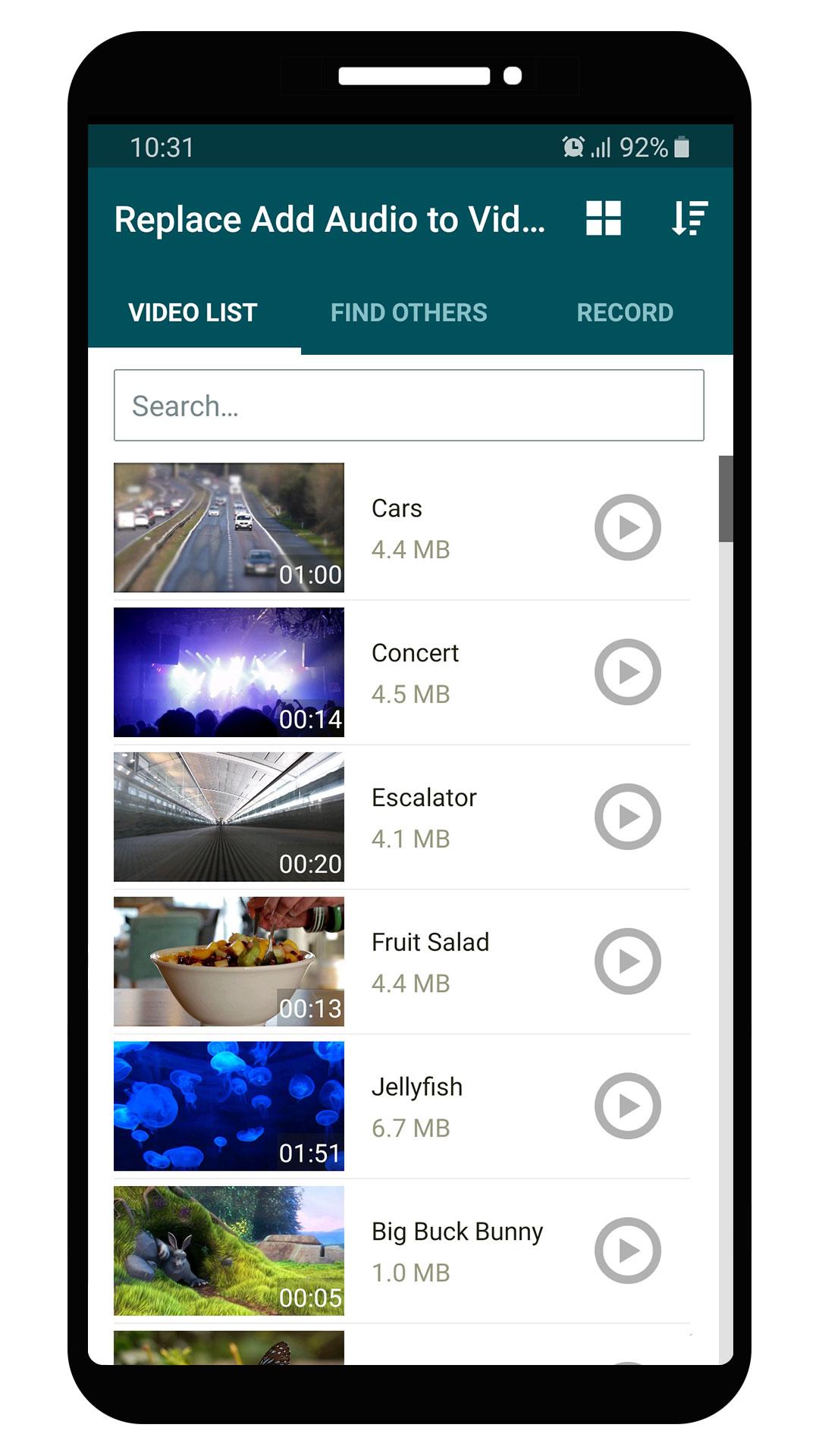 اسکرین شات 2 برنامه Replace Add Audio to Video