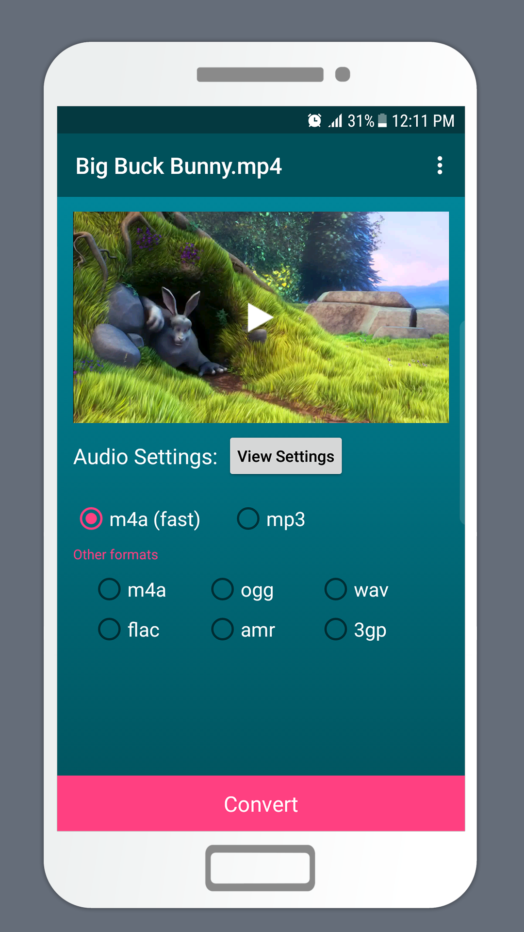اسکرین شات 2 برنامه LiteC Video MP3 Audio Extract
