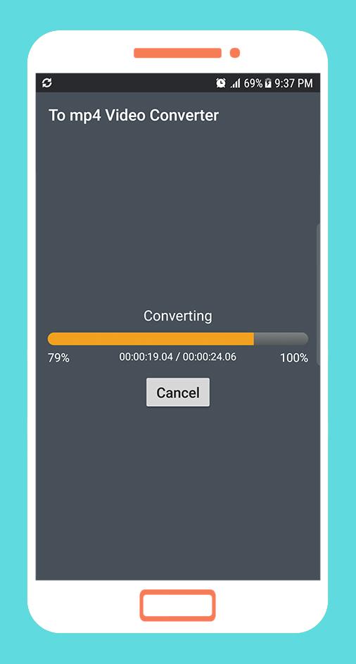 اسکرین شات 6 برنامه To mp4 3gp webm Video Converte