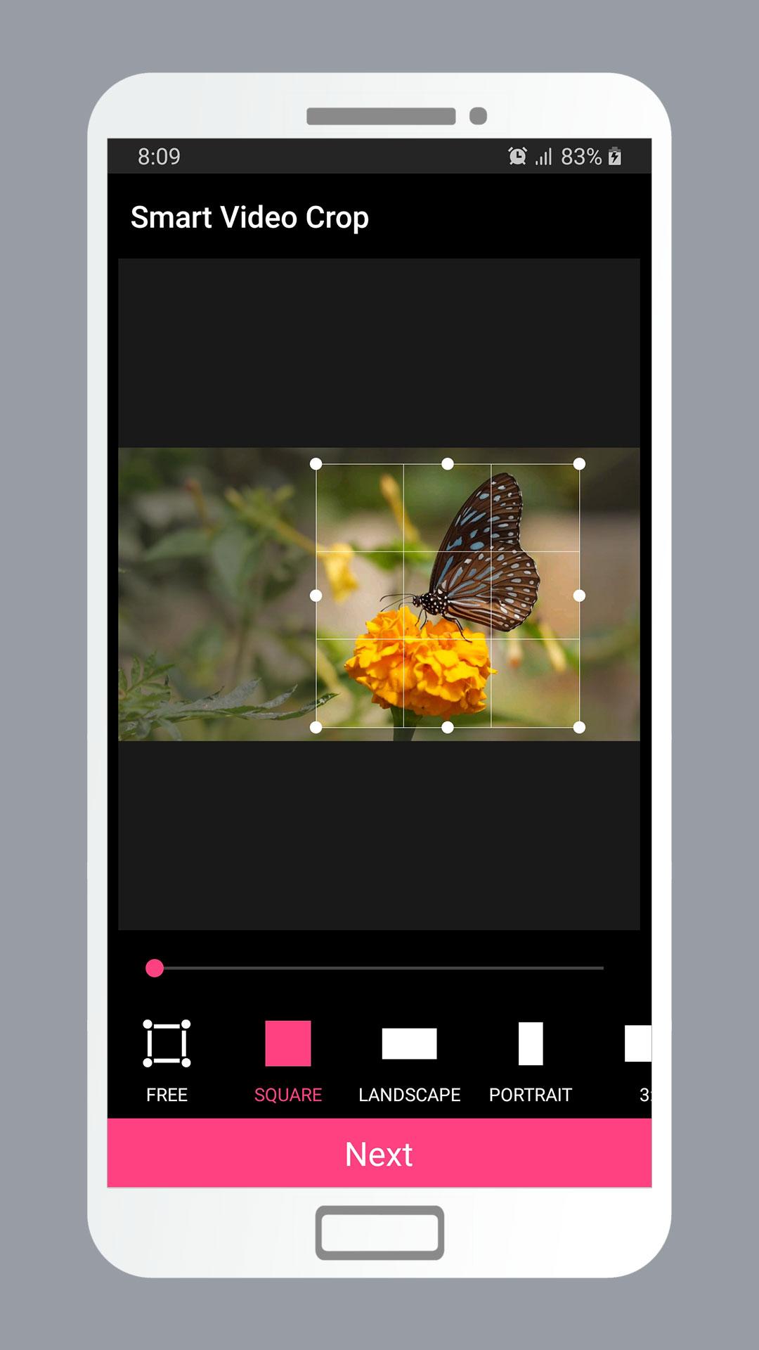 اسکرین شات 5 برنامه Smart Video Crop - Video Cut