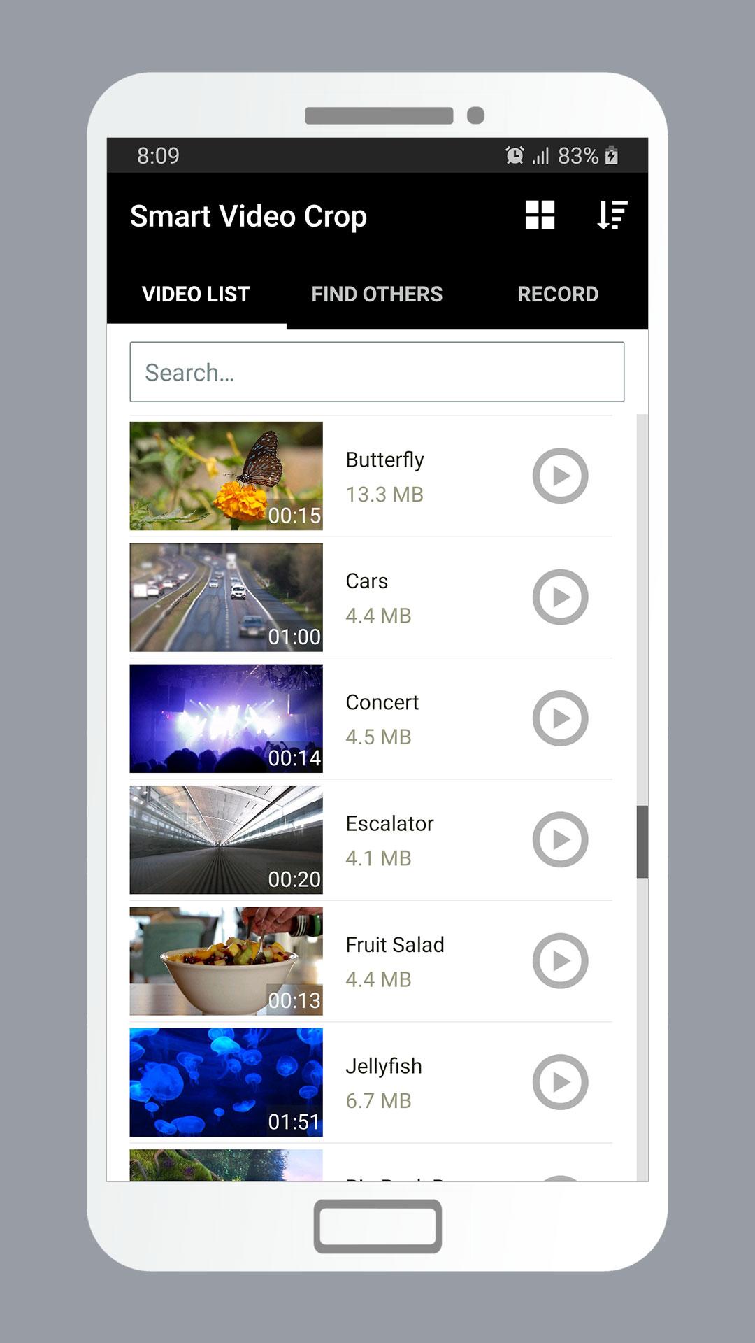 اسکرین شات 2 برنامه Smart Video Crop - Video Cut