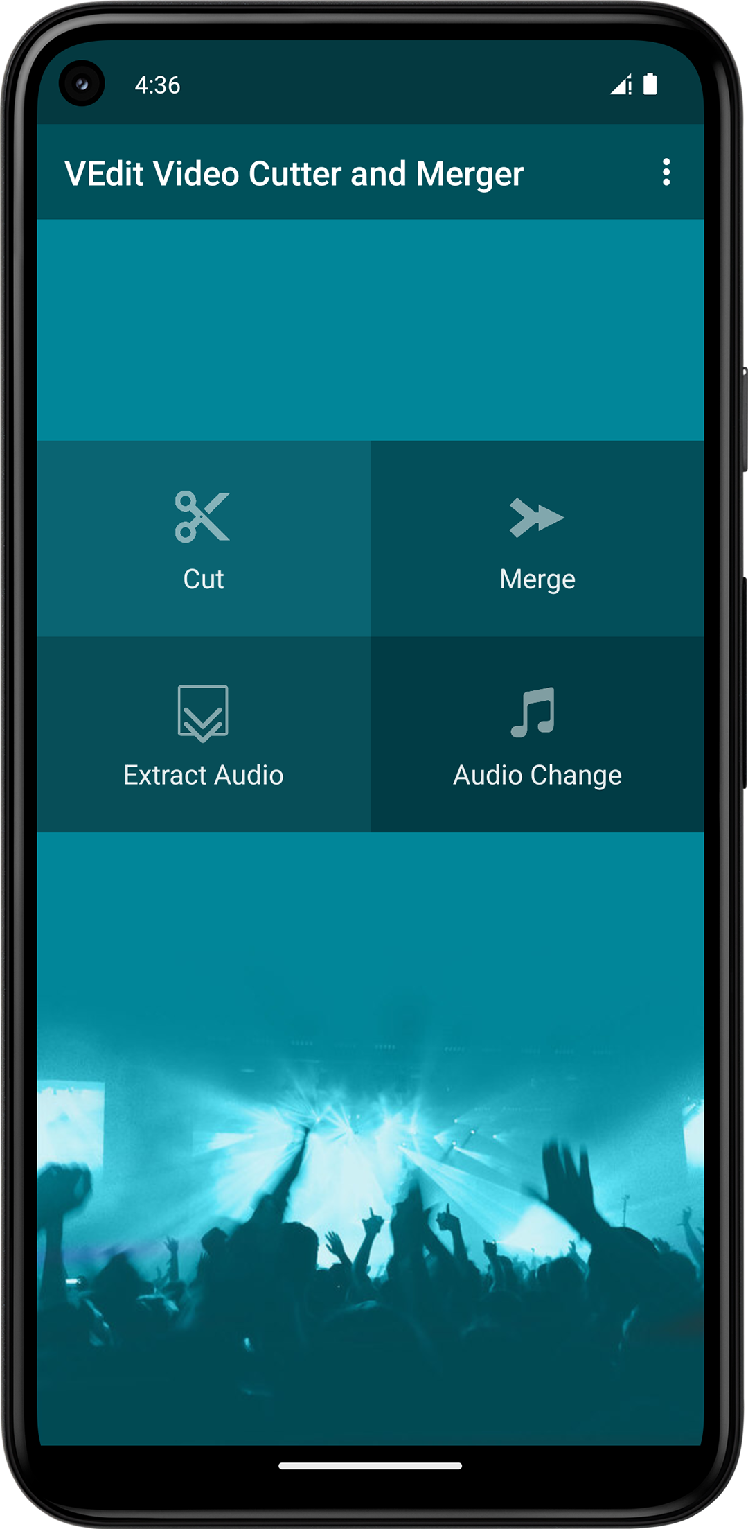 اسکرین شات 1 برنامه VEdit Video Cutter and Merger