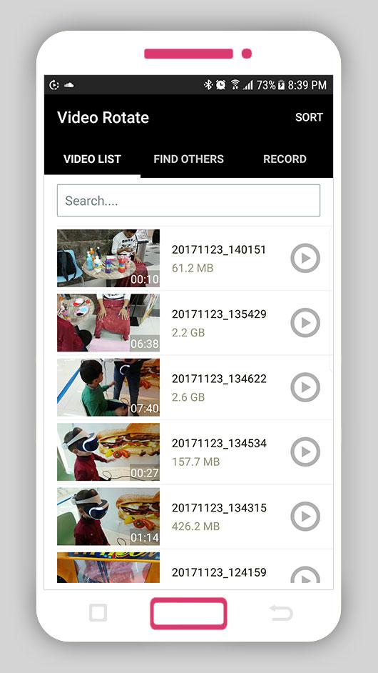 اسکرین شات 1 برنامه Smart Video Rotate and Flip