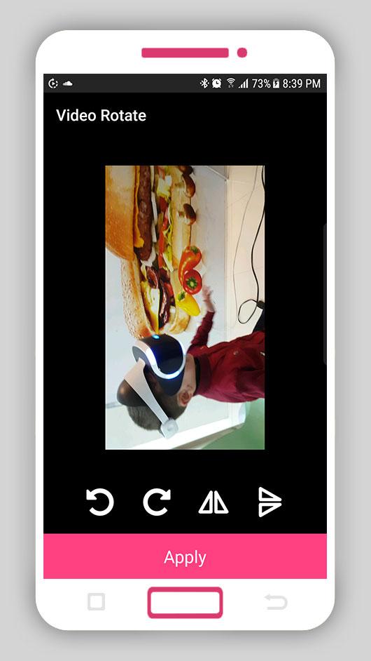 اسکرین شات 4 برنامه Smart Video Rotate and Flip