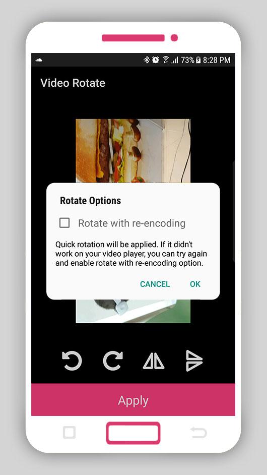 اسکرین شات 5 برنامه Smart Video Rotate and Flip