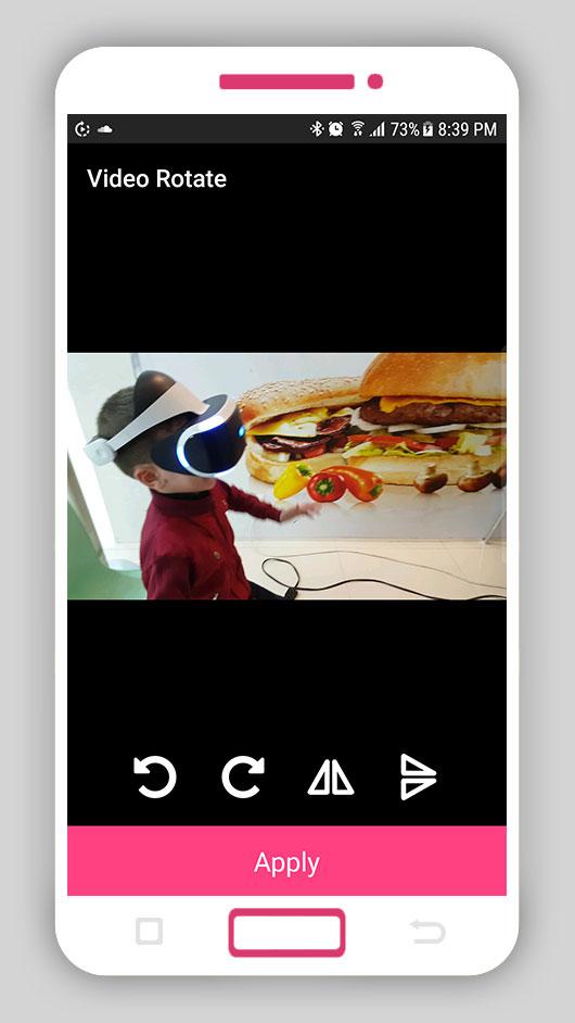 اسکرین شات 2 برنامه Smart Video Rotate and Flip