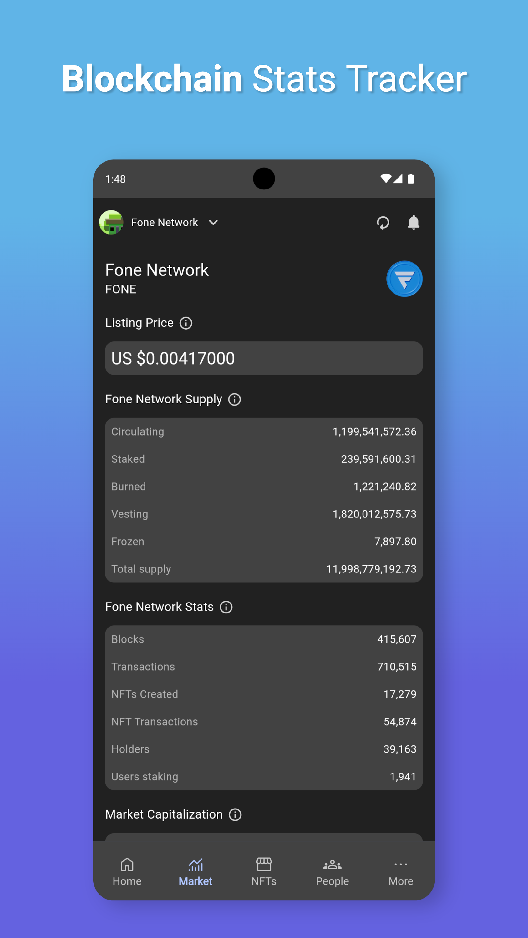 اسکرین شات 4 برنامه Fone Network AI, Earning, NFTs