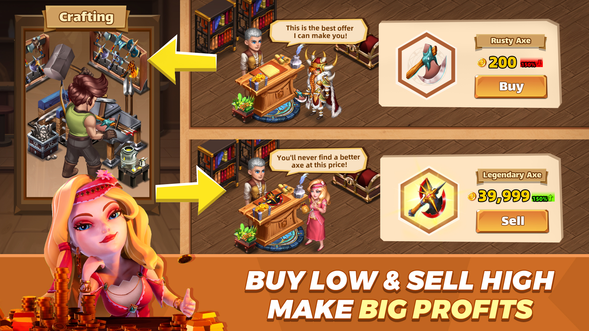 اسکرین شات 2 بازی Shop Heroes Legends: Idle RPG