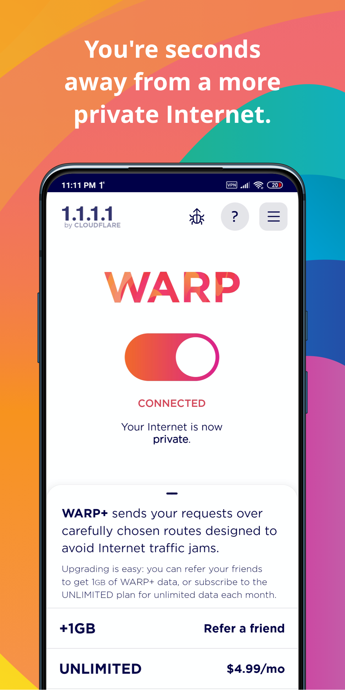 اسکرین شات 2 برنامه فیلتر شکن قدرتمند 1.1.1.1