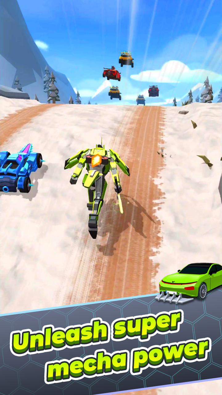 اسکرین شات 2 بازی Clash of Robot: Wild Racing