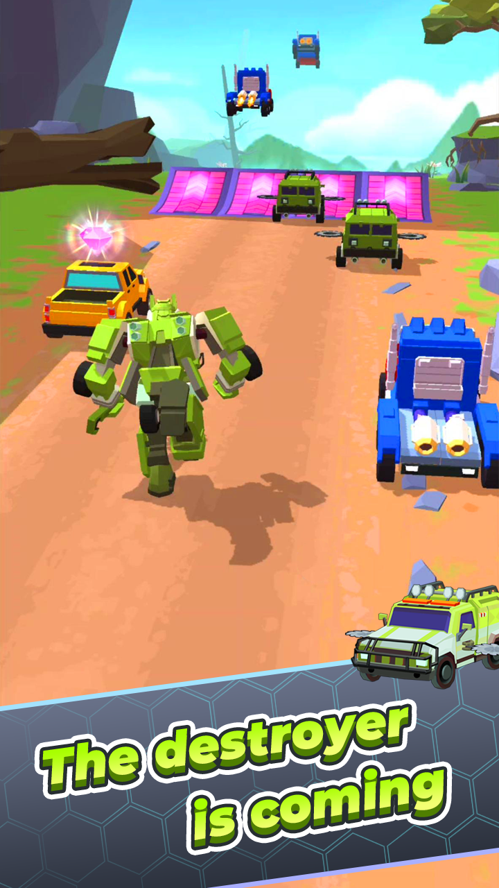 اسکرین شات 4 بازی Clash of Robot: Wild Racing