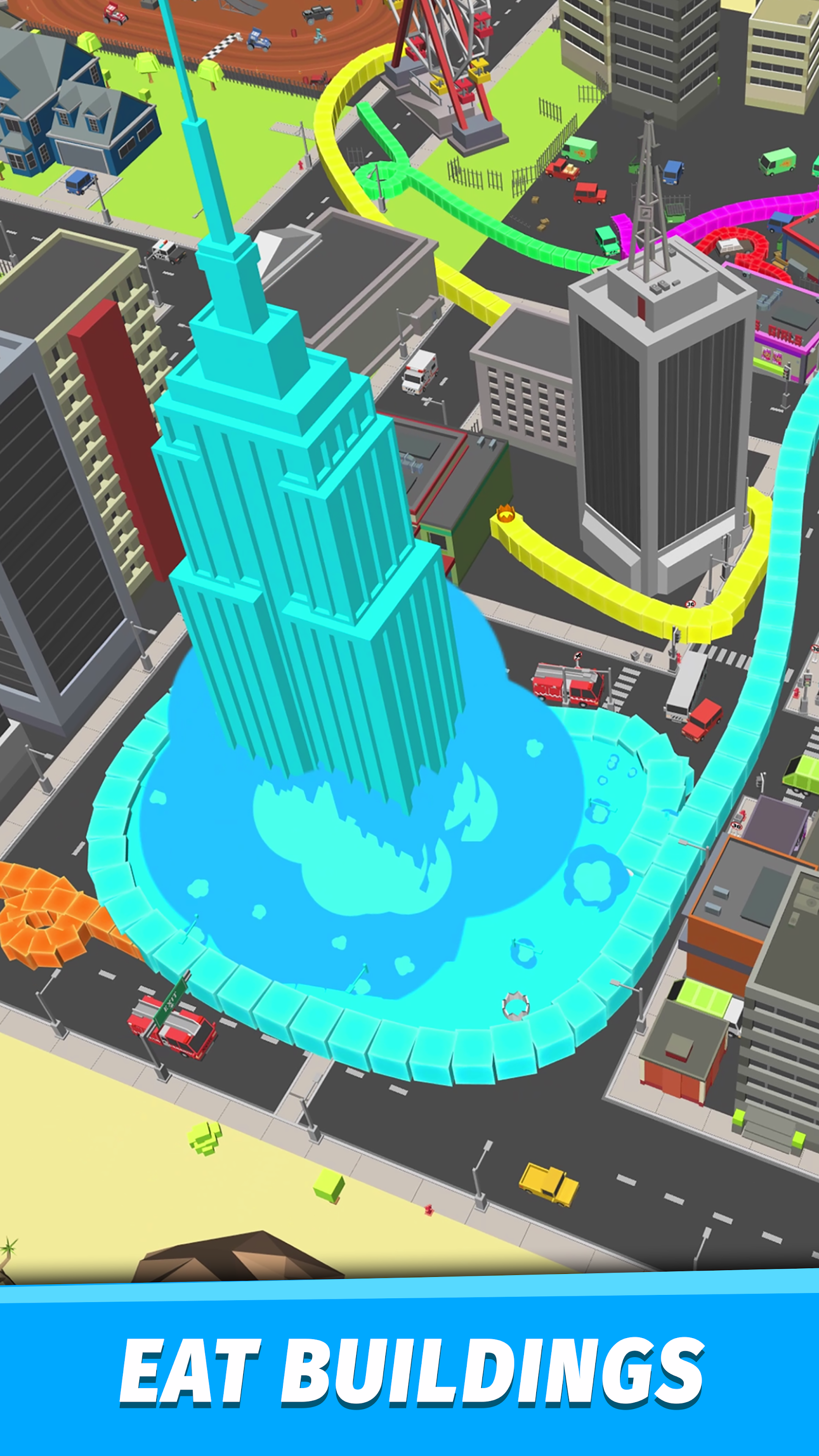 اسکرین شات 2 بازی Boas.io Snake vs City