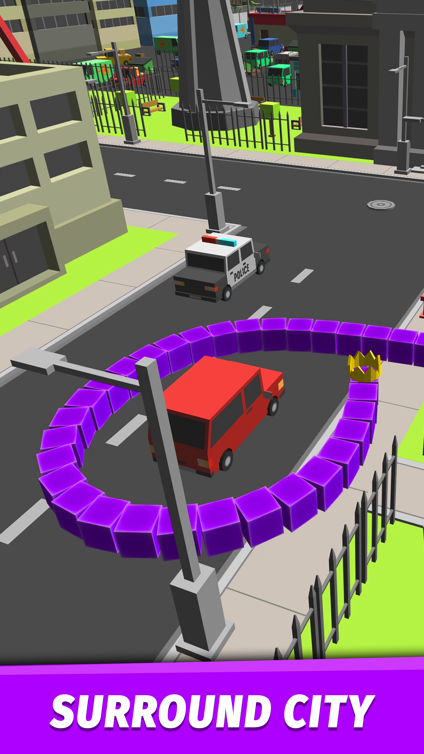 اسکرین شات 1 بازی Boas.io Snake vs City