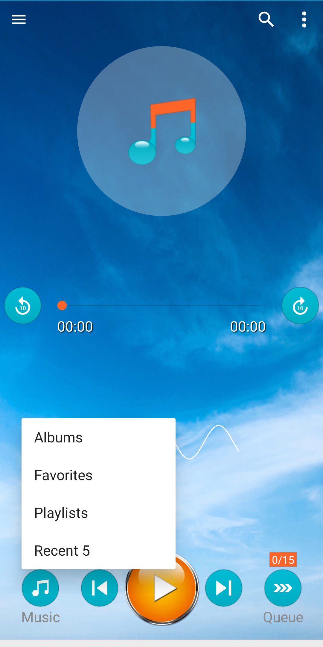 اسکرین شات 5 برنامه Music Queue