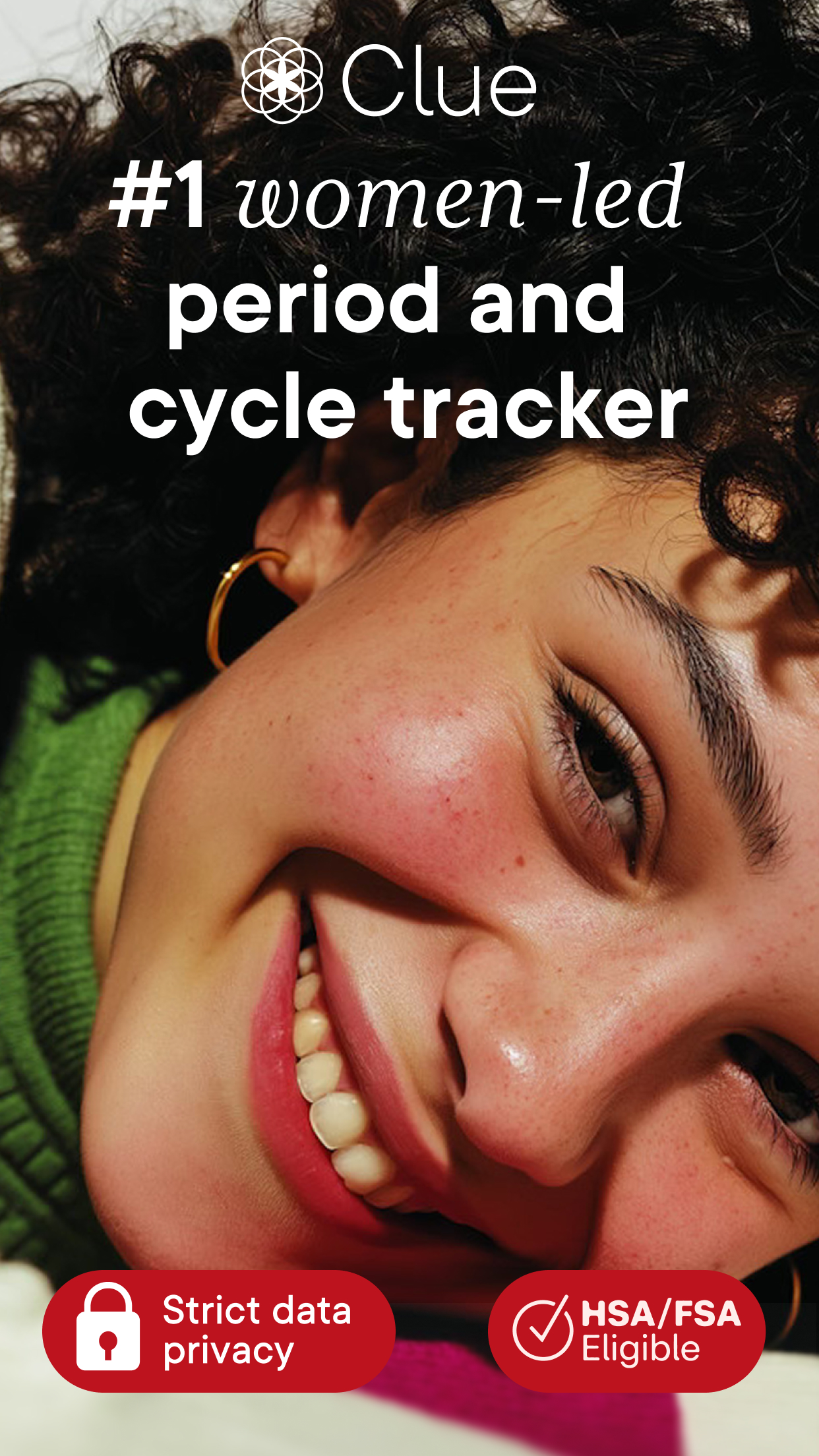 اسکرین شات 1 برنامه Clue Cycle & Period Tracker