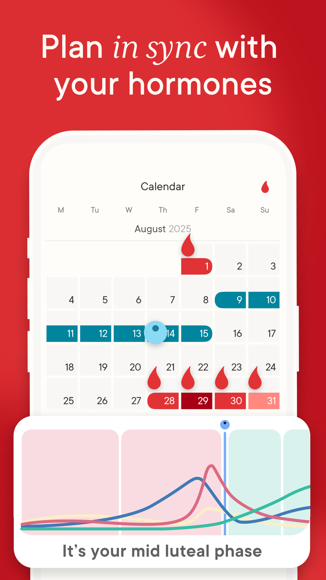 اسکرین شات 3 برنامه Clue Cycle & Period Tracker