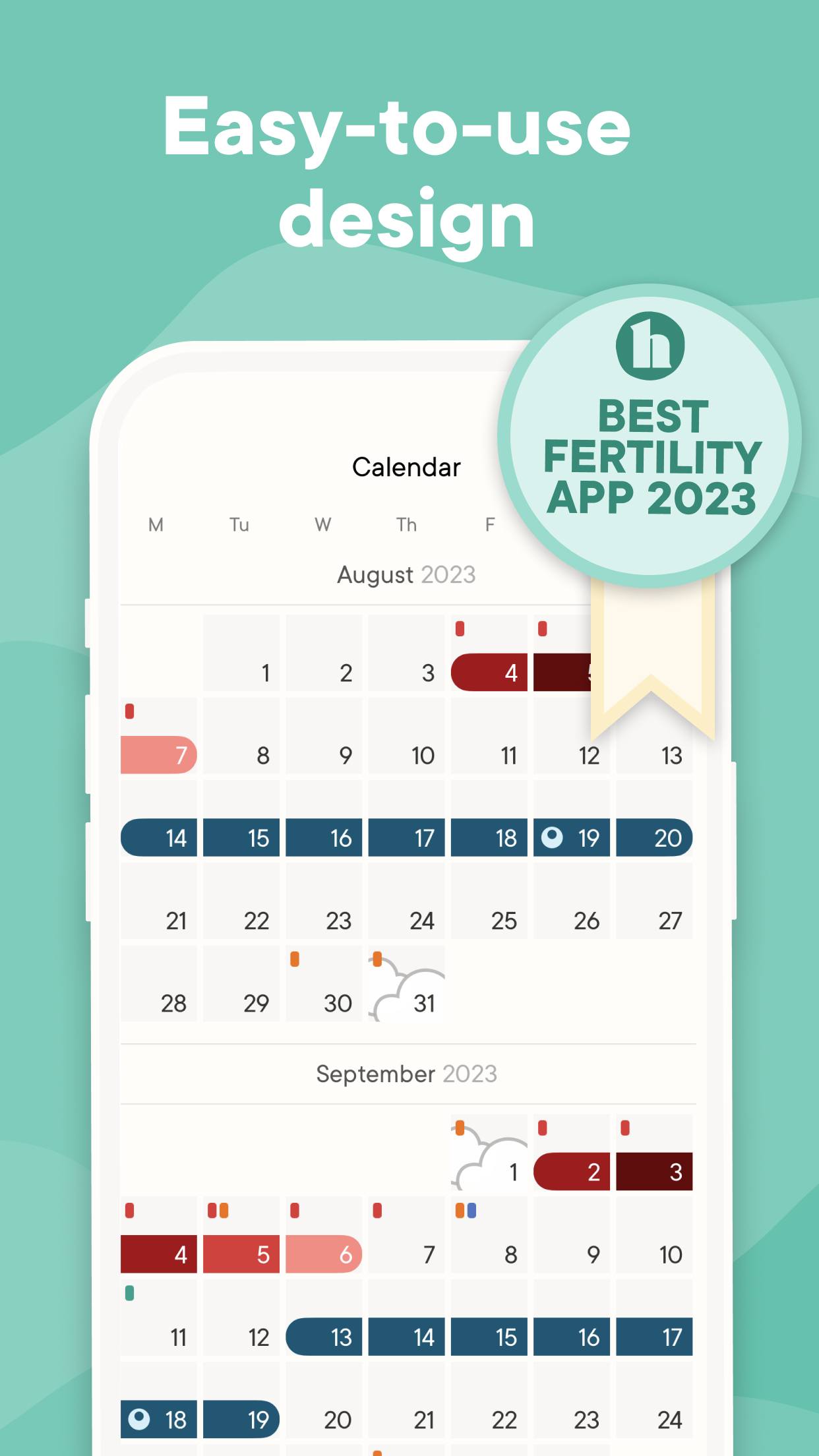 اسکرین شات 3 برنامه Clue Cycle & Period Tracker