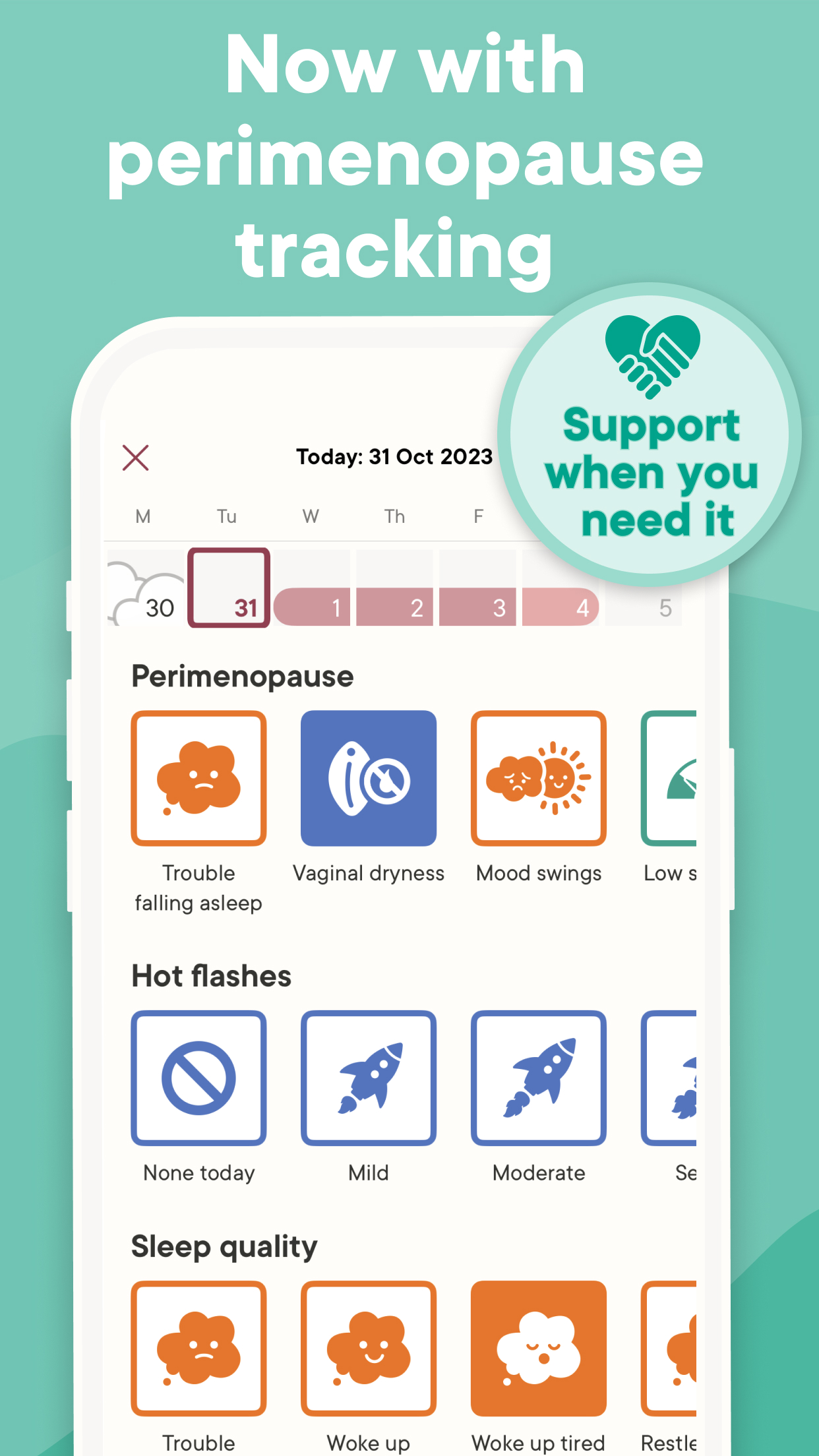 اسکرین شات 8 برنامه Clue Cycle & Period Tracker