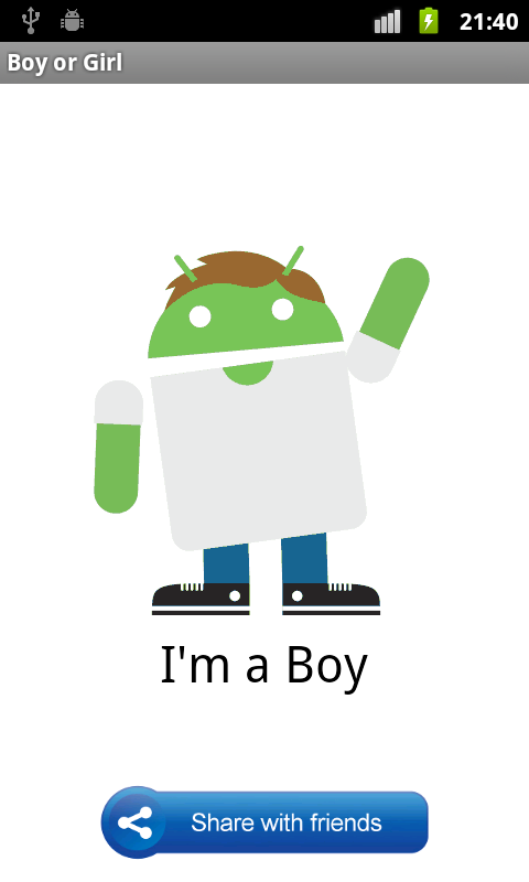 اسکرین شات 1 برنامه Boy or Girl (Prank)