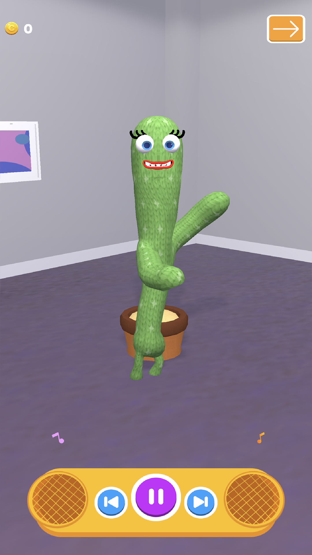 اسکرین شات 5 بازی Talking Cactus