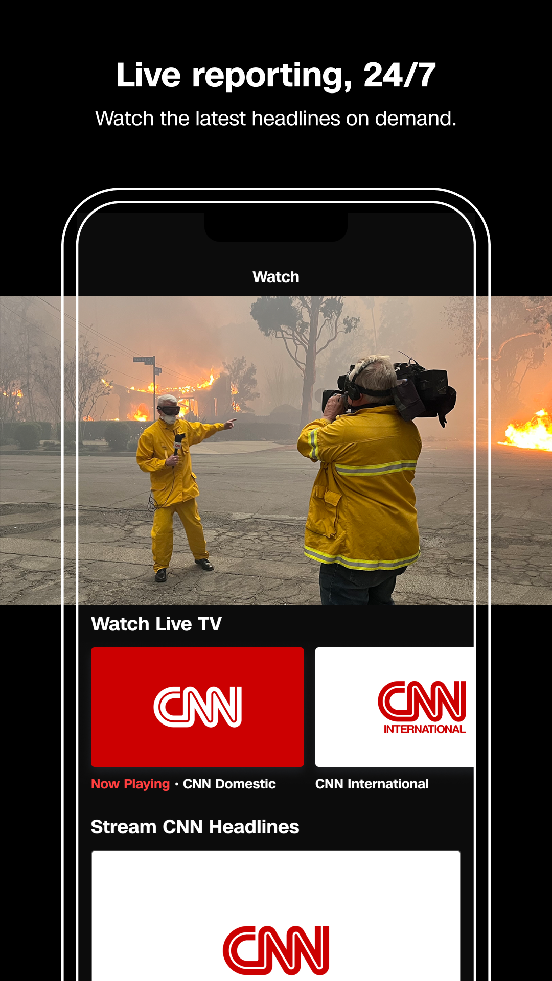 اسکرین شات 5 برنامه CNN: Live & Breaking News