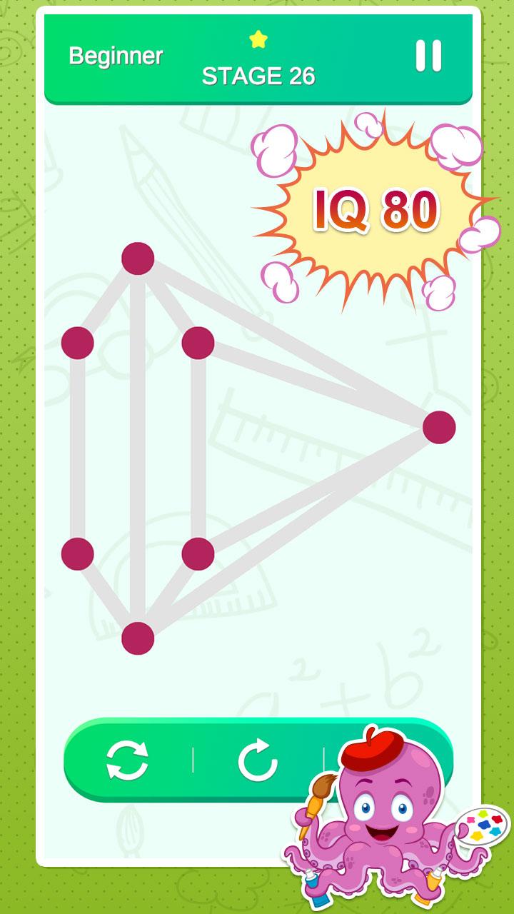 اسکرین شات 3 بازی One Stroke Drawing Puzzle