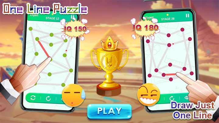 اسکرین شات 1 بازی One Stroke Drawing Puzzle