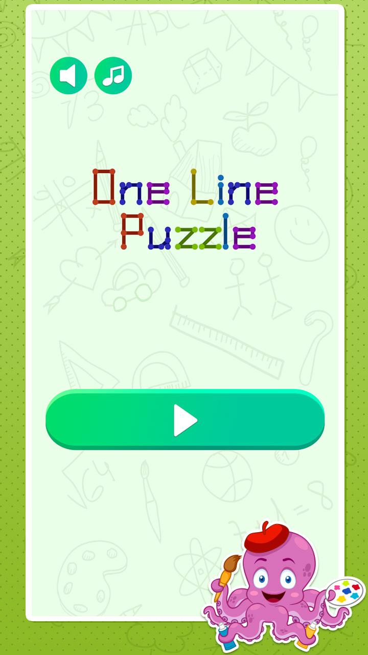 اسکرین شات 2 بازی One Stroke Drawing Puzzle