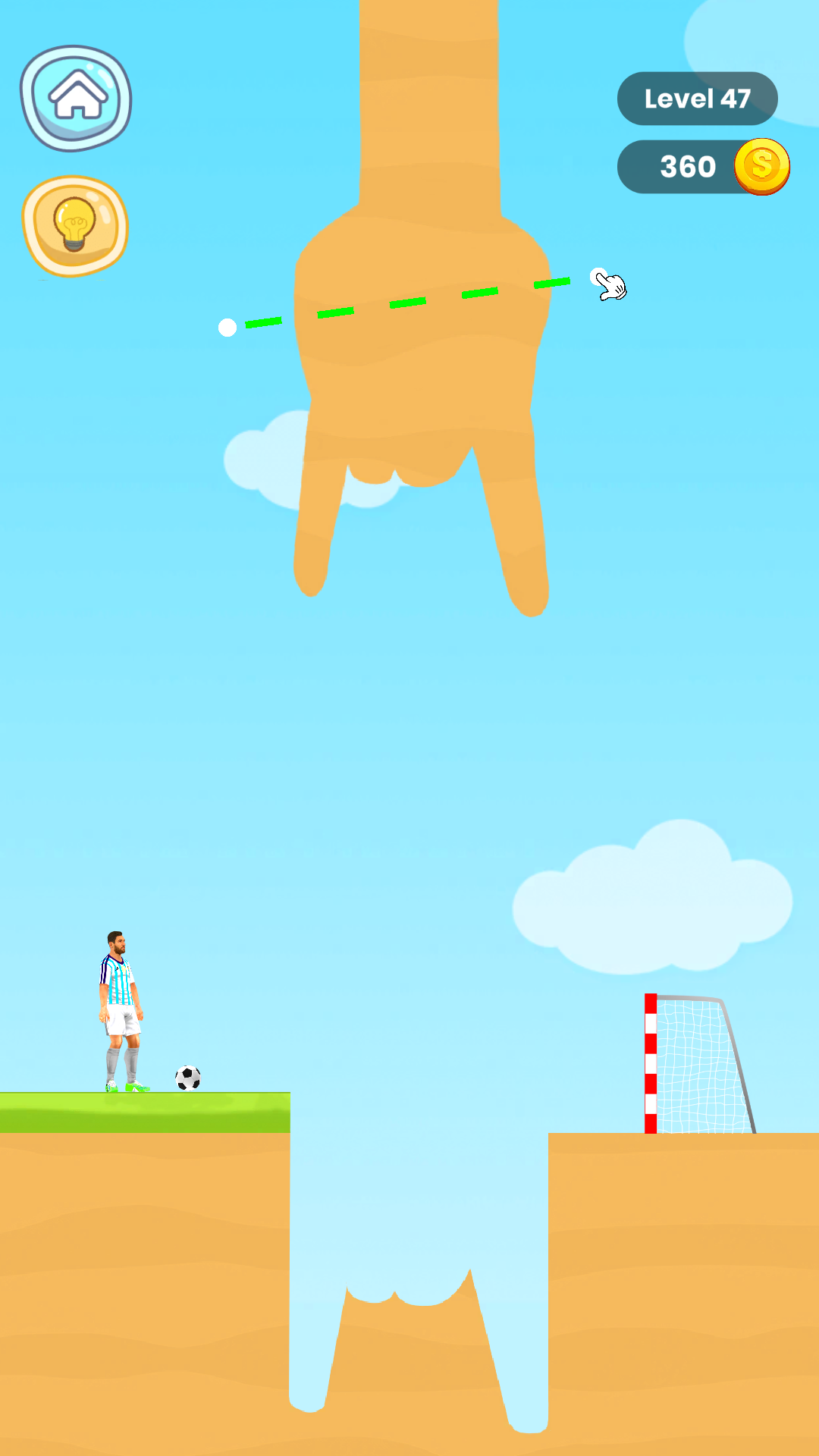 اسکرین شات 1 بازی Slice To Score